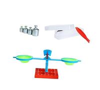 Toddmomy 1 Set DIY Learning Kits Science Education Balance Scale Model Assembly for Engaging Hands Activity to Develop Analytical Skills and Creativity Random Color