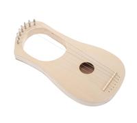 Toddmomy 1 Set DIY Wooden Lyre Harp Kit for Beginners Easy Assembly String Musical Instrument for Crafts Personalize Your Retro Design Fun Music Journey