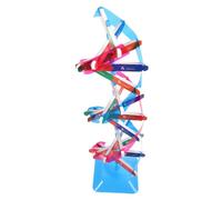 Toddmomy 1 Set Dna Model Kit for Biology Education Interactive Double Helix Structure Easy to Assemble Gene Dna Model for Classroom Experiments and Science Learning Activities