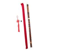 Toddmomy 1 Set Durable Bamboo Flute for Beginners Portable Antique Instrument for Students Lightweight and Practice Idea