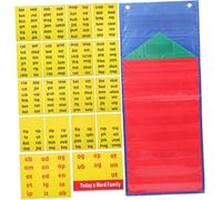 Toddmomy 1 Set Educational Spelling Cards Early Learning Alphabet Flashcards for Cognitive Development Fun Picture Based English Word Games for Preschool