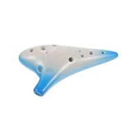 Toddmomy 1 Set Gradual Ocarina Instrument Traditional Pottery Music Tool for Beginners Practical Alto Tone with Tutorial and Storage Bag
