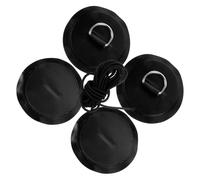 Toddmomy 1 Set Kayak D Ring Patch Kit Durable Inflatable Boat Deck Accessories Easy to Install Strong Adhesive for Canoe Surfboard Stand Up Paddle Board