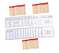 Toddmomy 1 Set Logic Puzzle for Educational Learning Game Safe Plaything for Ages Smooth for Easy Handling Enhances Parent Interaction
