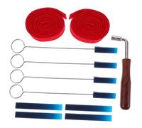 Toddmomy 1 Set Piano Tuning Tool Easy to Use Kit with Handle Damper Sticks Blocks for Musicians Durable Materials Compact for Various Piano Brands