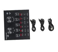 Toddmomy 1 Set Professional Sound Mixer Board with Volume and Reverb for Live Streaming Funny Sound Effects Music Mixer Card for Gaming Podcasting and Recording