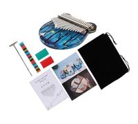 Toddmomy 1 set Tone Kalimba Thumb Piano Portable Transparent Musical Instrument for Beginners for Childrens Music Learning and Playtime