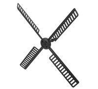 Toddmomy 1 Set Windmill Leaf Replacement Plastic Windmill Sails Wind Mill Head Accessories Wind Mill Leaf for Garden Part