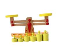 Toddmomy 1 Set Wooden Balance Scale for Creative Assembled Weighing Educational Plaything Develops Calculation Skills Balance Theory and Parent Interaction Fun Early Learning for Boys