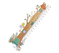 Toddmomy 1 Sheet Self Adhesive Height Growth Chart Sticker Measurement Wall Decor with Cute Forest Animals for Bedrooms Nurseries Playrooms and More