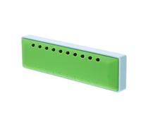 Toddmomy 10-hole Blues Harmonica for Boys and Girls 20 Tones with Storage Box Green and Light Blue for Beginners and Music Learning