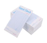 Toddmomy 10 Pack Guest Checks Books: Food Order Notepad - Restaurant Server Notepad - Food Order Receipt Pad - Diner Record Book for Restaurants (50 Sheets/Pack)