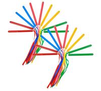 Toddmomy 10 pairs Rhythm Sticks Early Educational Musical Instruments for Teaching Basic Rhythm Techniques and Developing Percussion Skills