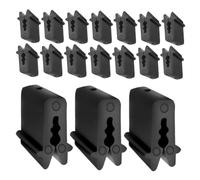 Toddmomy 100 Pcs Greenhouse Plastic Clips for Garden and Pool Covers Weather Resistant and Reusable Clamps Lightweight High Strength Plastic Buckles for Sunshade Nets Compatible with Steel