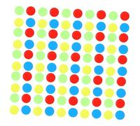 Toddmomy 1000 Pcs Plastic Bingo Chips Transparent Counters for Counting Games and Bingo Cards Educational Math Tokens for Group Learning Random Color