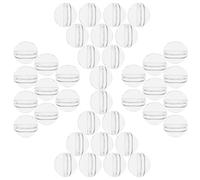 Toddmomy 100pcs Desk Place Card Stands Card Holder Modern round Resin Stable Firm Design for Office Desk and Business