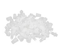 Toddmomy 100Pcs DIY Cable Glands Transparent Electrical Wire Strain Relief Connectors Plastic Cord Grip Clamps for Lamp Socket Wires Easy Installation Fixing Accessories