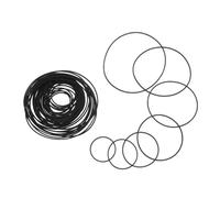 Toddmomy 100pcs Flat Cassette Recorder Rubber Belts for Maintenance and Repair Low Noise Drive Belts for CD Dvd Ld Vcr Tape Machines Stable Playback Replacement Accessories