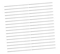 Toddmomy 100pcs Iron Car Axles Straight Rod Bars for Rc Vehicles Model Stem DIY Projects Replacement Parts with High Precision Stable Fit