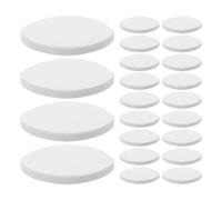 Toddmomy 100pcs Lash Extension Practice Sponges - Reusable Eye Shaped Eyelash Training Sponges for Beginners Professionals Makeup Artists
