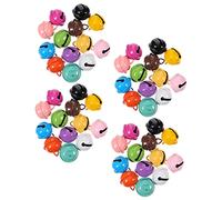 Toddmomy 100pcs Metal Bells for Diy Crafts Candy Pet Collar Bells Hanging Keychain Accessories for Christmas and Party Decorations