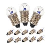 Toddmomy 100pcs Mini Screw Base Bulbs Low Voltage Dc Incandescent Pilot Lights for Educational Science Kits Model Train Accessories Filament for Classroom Experiments
