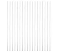 Toddmomy 100PCS Rivet Tube 5.2x500mm | Plastic Document Voucher Punching Rivet Tube | White Press Binding Accessories for Manual Binding Machine