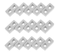 Toddmomy 100pcs Scale Realistic Fake Bricks for Dollhouse Building Model Architectural Craft Supplies for DIY Micro Landscape Accessories