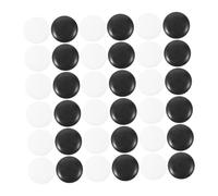 Toddmomy 100pcs Small Go Chess Pieces Resin Board Game Accessories for Beginners and Broken-resistant Black and White Stones for Home and School Use