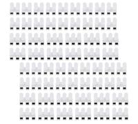 Toddmomy 100pcs Spring Terminal Block Wire Connectors for Electric Control and Motors, Lightweight Pp and Manganese Steel Material with Firm Cable Holding, Suitable for 0.5-2.5mm² Wire, 5a