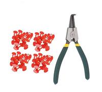 Toddmomy 101PCS Chicken Glasses with Alloy Steel Pliers Anti-pecking Chick Eye Mask Pinless Peepers Easy to Use Portable and Convenient for Feeding