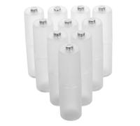 Toddmomy 10pcs Aaa to Aa Battery Adapter Holders Converter PP Material Battery Converter Sleeves for Electronic Devices Power Compatible