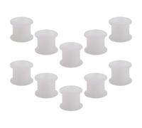 Toddmomy 10pcs Cassette Deck Pinch Roller Axle for Tape Recorder Service Parts, Plastic Material with White Colour, Maintains Audio Clarity and Prevents Jams, Suitable for Deck Repair