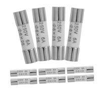 Toddmomy 10pcs Ceramic Multimeter Fuse Tube Kit Ceramic Cartridge Fuses for Digital Multimeters Quick Circuit Protection Compatible with Various Models
