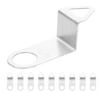 Toddmomy 10pcs Clock Movement Hooks Kit Wall Clock Hanging Replacement Parts for DIY Repair Assembly Wide Slot Fixing Clip Compatible with Various Walls for Living Bedroom Office