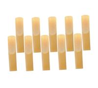 Toddmomy 10Pcs Eb Alto Saxophone Reeds Replacement Saxophone Instrument Accessories Sturdy Premium Reed Material Strength 1.5 Easy to Install with No Burrs for Professional Players