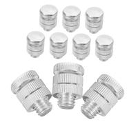 Toddmomy 10Pcs Electric Fence Wire Connectors Split Double Nut Bolt Clamps for Secure Perimeter Alarm System Strong Grip Line Tensioners for Agricultural and Residential Fencing