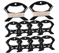 Toddmomy 10pcs Extension Cord Organizer Wrap Multipurpose Cable Management Accessories Plastic Cord Holder for Charging Cables String Lights Fishing Line Tidy Desk and Home Use