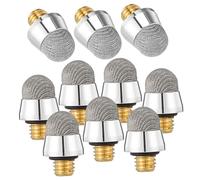 Toddmomy 10Pcs External Thread Capacitive Stylus Pen Tips Copper Replacement for Silent Smooth Writing Touch Screens Easy Installation for Tablets Smartphones