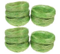 Toddmomy 10Pcs Faux Bird Nest Decoration for Garden Artificial Bird Nest Craft Handmade Natural Style Ornament for Home and Outdoor Use