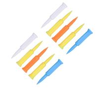 Toddmomy 10Pcs Golf Tees Plastic Lightweight Golfs Training Tool for Course Play and Practice