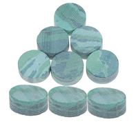 Toddmomy 10Pcs Green Red Shell Fingerboard Dots Abalone Inlay Material for Guitar Banjo Mandolin Decoration