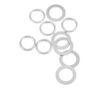 Toddmomy 10pcs Guitar Toggle Switch Nut Iron 12 Mm Toggle Switch Washers Compatible Versatile Gold Colour for Guitar Practice and Performances