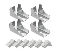 Toddmomy 10pcs Heavy Duty Cabinet Shelf Clips Thickened Metal Shelf Support for File Cabinets and Display Easy Installation Multi-Functional Bracket for Bookcases