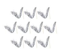 Toddmomy 10pcs LED Fairy Light Up Wands Sparkling Wedding Streamers Party Favors for Rave Concerts Birthdays and Christmas Celebrations Eye Catching Decorative Accessories