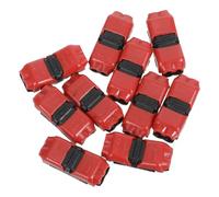 Toddmomy 10pcs Low Voltage Electrical Terminal Block with 2 Pin Screwless Wire Quick Connectors, Plastic Mini Junction for Secure and Stable Cable Splice in Home Lighting and Electrical