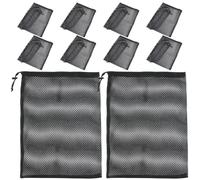 Toddmomy 10pcs Mesh Laundry Bag Mesh Net Bags 30x25cm Polyester Breathable Multi-functional for Camping and Storing Dirty Or Wet Clothes