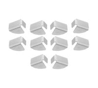 Toddmomy 10pcs Metal Shelf Clips Heavy-Duty Iron Support Brackets for Office and File Cabinets Easy Install Compact Design for Kitchen Cupboard Shelving