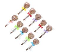 Toddmomy 10Pcs Natural Small Pet Molar Rods Safe Bunny Chew for Guinea Pigs and Hamsters Healthy Teeth Care Chewing Sticks Random Color