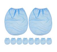 Toddmomy 10pcs Paint Filter Bag with Fine Polyester Mesh and Elastic Drawstring Top Suitable for Water Based Paints Featuring Excellent Chemical Resistance and Effortless Installation
